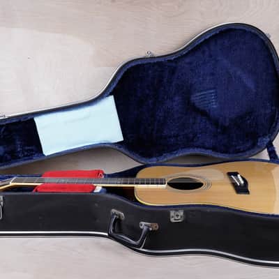 Yamaha FG-251 MIJ 1976 Natural Vintage Made in Japan w/ Hard Case image 2