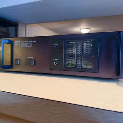Nikko Alpha 230 Dark Red Faceplate | Serviced Power Amp | 120 WPC | Japan image 4