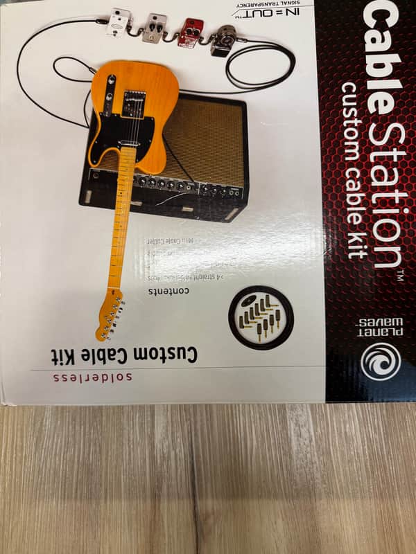 D'Addario PW-GPKIT-50 Planet Waves DIY Solderless Custom 1/4" TS Cable Kit - 40', 10 plugs 2008 - 2020 - Black image 1