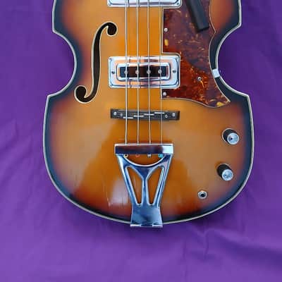 KINGSTON 1960s Hofner Style Violin Bass - Cool! image 2