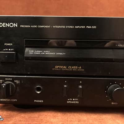 Denon PMA-520 Stereo Integrated Amplifier Vintage Receiver 1989 image 3