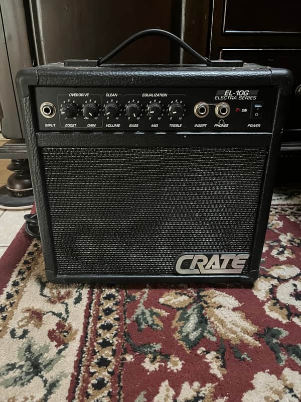 Crate EL-10G Guitar Combo Amplifier 2000s - Black image 1