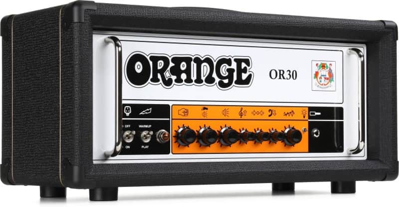 Orange OR30 30-watt 1-channel Tube Amplifier Head - Black (OR30HBKd1) image 1