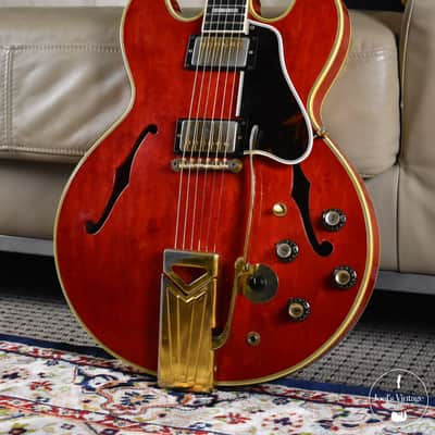 Gibson ES-355TDSV with Sideways Vibrola 1962 - Cherry image 1