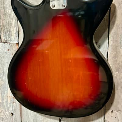 Groovy 1960's Victoria Electric Guitar Sunburst, Made In Japan, Tiesco with Hang Tags ! image 11