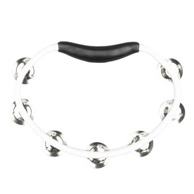 MEINL Percussion Headliner® Series Molded ABS Single-Row Tambourine - White image 4