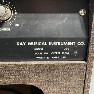 Kay 703 1964 - Tan/Brown image 6