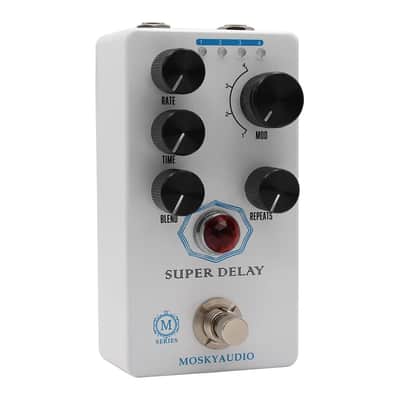 Delay Pedal,Analog-style Tape Delay Effect with Modulation Options,Delay Guitar Pedal image 2