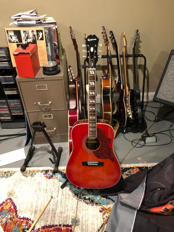 Epiphone Hummingbird Artist Honeyburst image 1