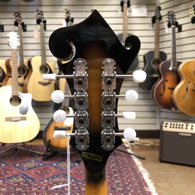 Gold Tone GM-35 F-Style Mandolin High Gloss Tobacco Sunburst w/Hard Case image 8