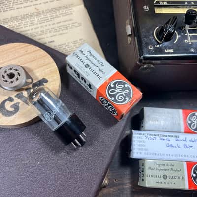 GE General Electric GE 5y3gt Tube gray  plates rectifier Tweed / Champ amps - Gray plate image 6