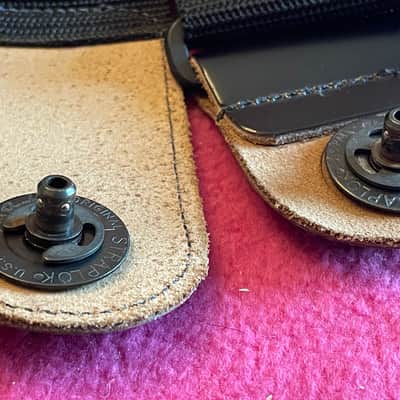 vintage usa Jim Dunlop strap locks ORIGINAL STRAPLOK + Marc's Guitar Shop strap image 16