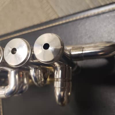Getzen Eterna 940S Silver 4-Valve Piccolo Trumpet W/ Blackburn Leadpipe & Other Customizations! image 12