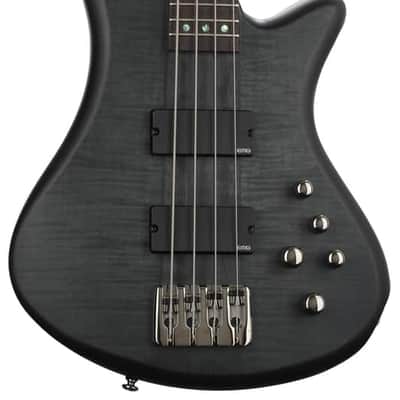 Schecter Stiletto Studio-4 String Bass See-Thru Black Satin image 1