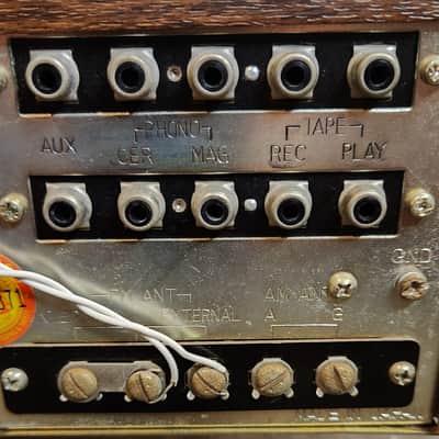 Lafayette Lafayette LR-775 is a vintage 100-watt solid-state AM/FM stereo receiver 1970 - Metal walnut finish image 10