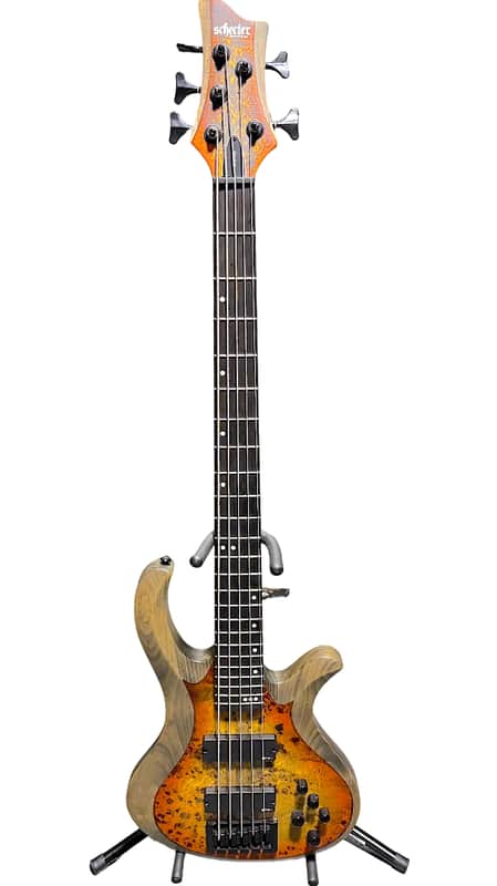 Schecter 2019 Diamond Series Riot-5 5-String Active Bass Guitar (Used) image 1