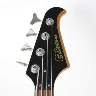 Early 2000's Silvertone Midnight Purple Indigo Jazz Bass J-Style Bass ~Rosewood Fretboard~ image 18