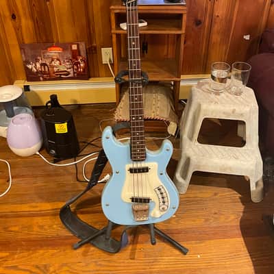 Hagstrom H I 1960s - Blue image 10