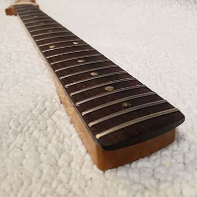 USA made Amazing 5A Roasted flame maple neck, Rosewood FB. made For a Strat body #MT-002 image 3