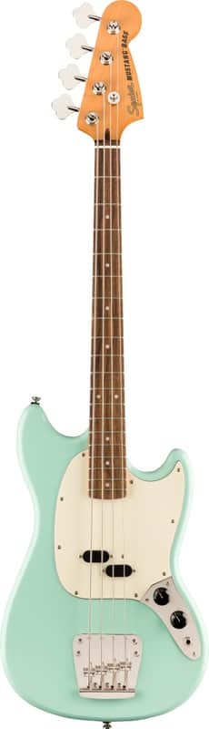 Squier Classic Vibe 60's Mustang Bass Surf Green image 1