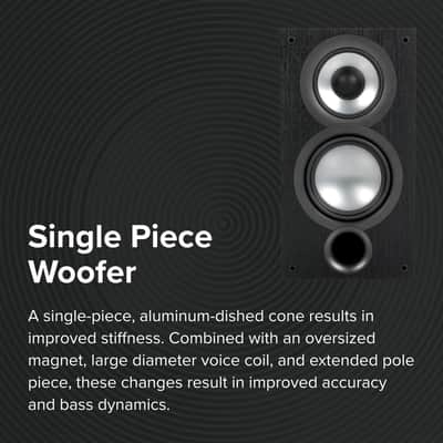 ELAC Uni-Fi 2.0 UB52 Bookshelf Speakers (Pair), Black (UB52-BK) image 5
