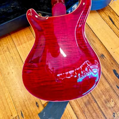 PRS McCarty Hollowbody - Translucent Red Flame Top image 7