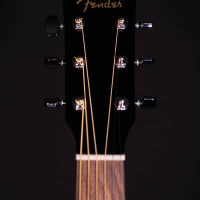 Fender CD-60SCE Dreadnought, Walnut FB, Black image 9
