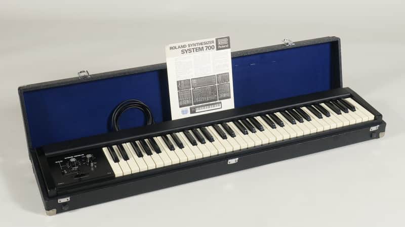 Roland System 700 keyboard controller model 701A Block 2 + brochure image 1