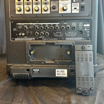 A Pair Of Roland BA 330 Portable Amplifiers - Black, Each includes a Roland Roller case. image 2