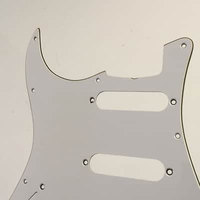 Vintage Spec Fender Old Style Guitar Lefty Strat Pickguard 3-ply Aged Relic 62RI image 10