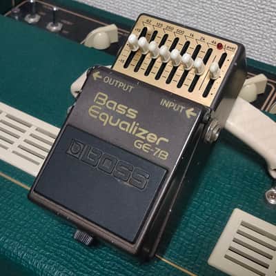 Boss GE-7B Bass Graphic Equalizer Feb 1987 First Year Production MIJ Made in Japan Vintage Guitar Bass Effects Pedal image 1