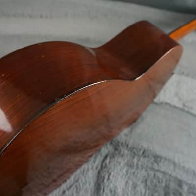 Teruaki Nakade No. 20 Classical Guitar 1964 Tokyo Handmade w/ Hard Case – Refret, Crack Repair, Setup image 21
