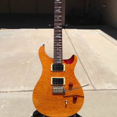PRS SE Custom 24 Amber Quilt Top image 2