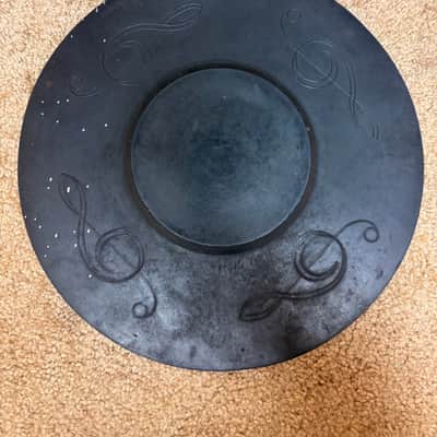 Gladstone Style Drum Practice Pad Black Rubber 14" image 3