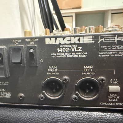 Mackie Micro Series 1402-VLZ 14-Channel Mic / Line Mixer 1997 - 2002 - Dark Gray image 3