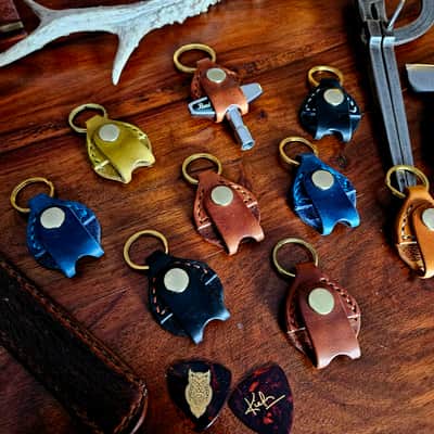 Drum Key Fob - Handmade & Hand Stitched, one of a kind. image 4
