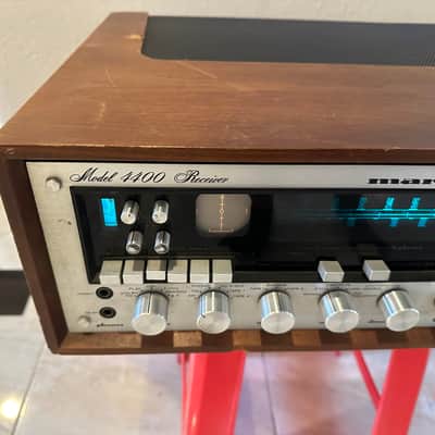 Marantz Model 4400 50-Watt Quadraphonic Solid-State Receiver 1974 - 1978 - Silver with Wood Case image 9