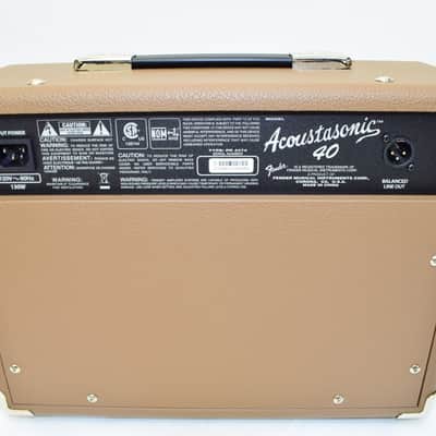 2024 Fender Acoustasonic 40 40-Watt 2x6.5" Acoustic Guitar Amplifier image 7