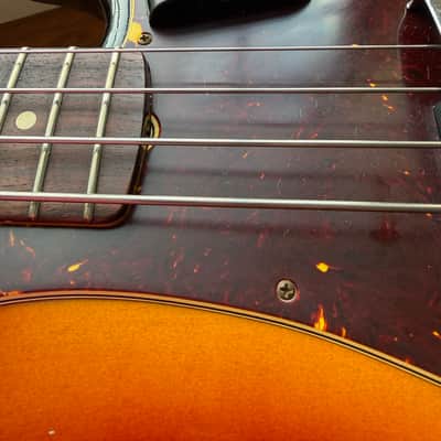 2021 Fender Custom Shop ‘61 Precision Bass Relic - 3 Color Sunburst image 12