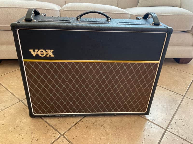 Vox AC30C2X Custom 2-Channel 30-Watt 2x12" Blue Alnico Guitar Combo 2010 - 2019 - Black image 1