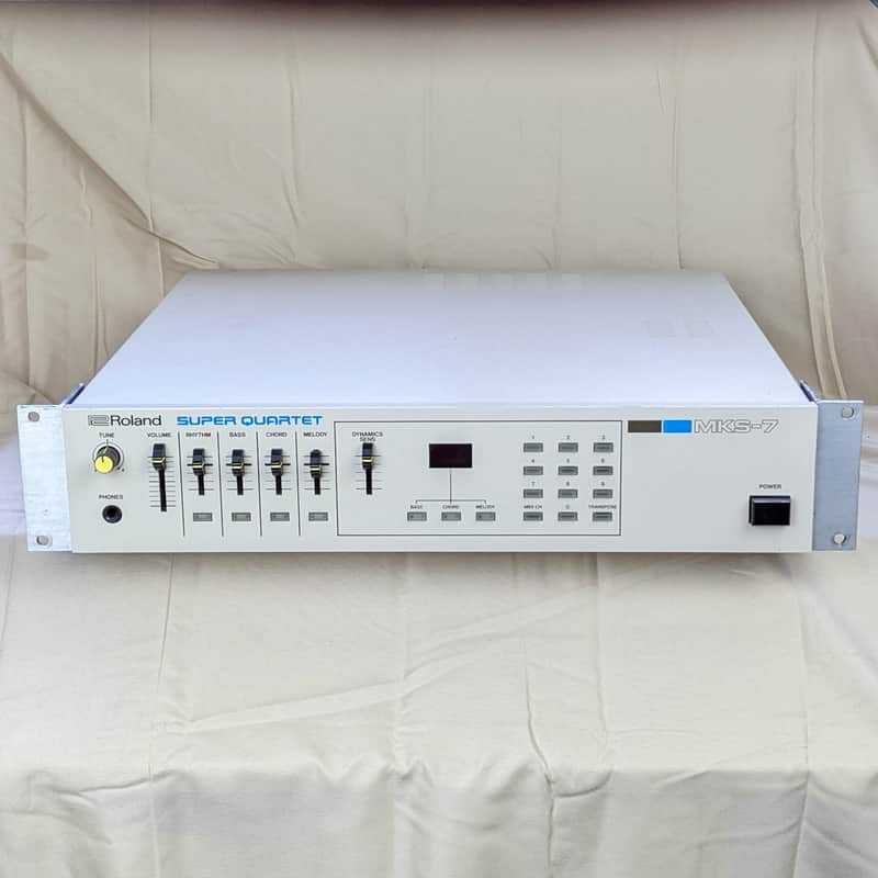 Roland MKS-7 Super Quartet Synthesizer - White image 1