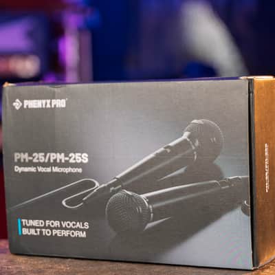 Phenyx Pro PM-25S Dynamic Instrument Microphone – XLR – Mint with Box image 3