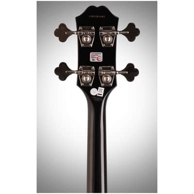 Epiphone EB-3 Electric Bass, Ebony image 7