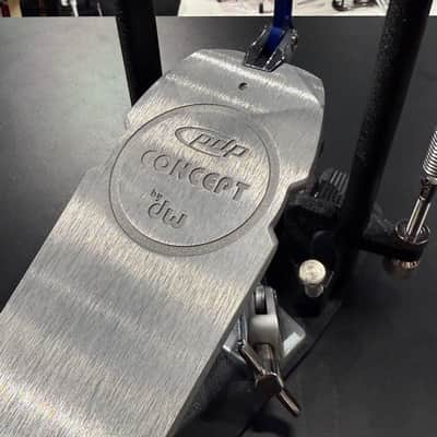 PDP PDSPCXFD Concept Series Extended Footboard Direct-Drive Single Bass Drum Pedal 2010s - Black/Silver image 2