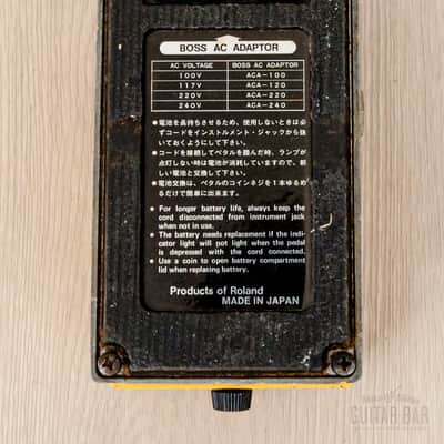 1980 Boss OD-1 Overdrive Long Dash Vintage Effects Pedal, Black Label Japan 4558D image 6