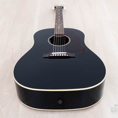 2024 Gibson ‘50s J-45 Original Dreadnought Acoustic Guitar Ebony, Mint w/ Case, Tags image 11