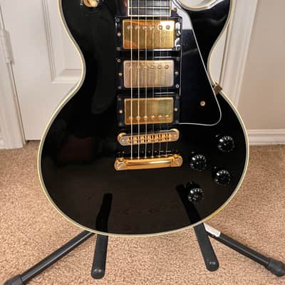 1990 Gibson Les Paul Custom Ebony image 3