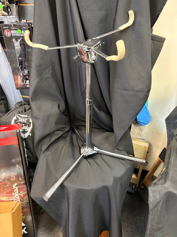 Premier Lokfast snare stand 1960's - CHROME image 1