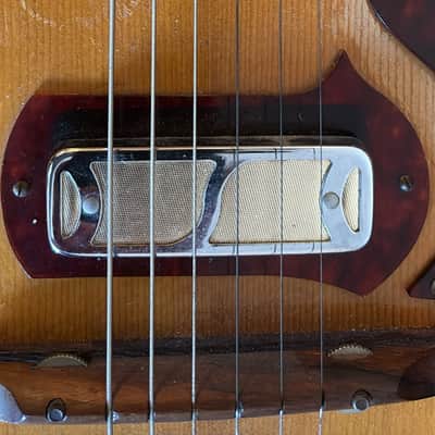 1959 Harmony H49 Stratotone Jupiter w/ DeArmond Gold Foil Pickups + 1958 Silvertone 1451 Tube Amp image 2