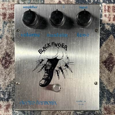1977 Electro-Harmonix Black Finger Compressor Vintage Made In USA Guitar Effect Pedal! image 1